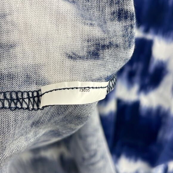 Michael Michael Kors Tie Dye Bell Sleeves w/ Ruffles Pull over round neck Small - Picture 10 of 13